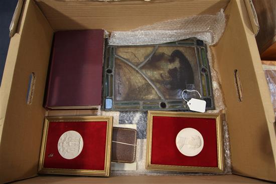 Malcolm Osborne (1880-1963), portrait of Job Nixon, Rome Scholarship medal, catalogues & ephemera